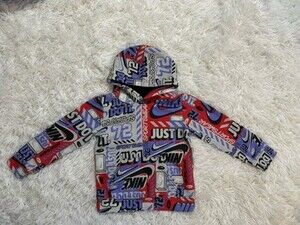 Nike 3T Pullover Multi Colored Logo Sweater
